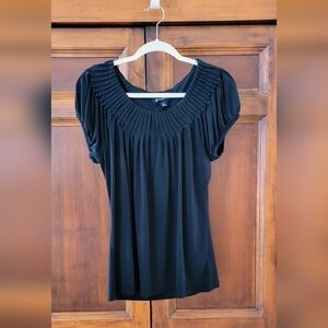 Grayson Women's Pleated Scoop Neckline Size M